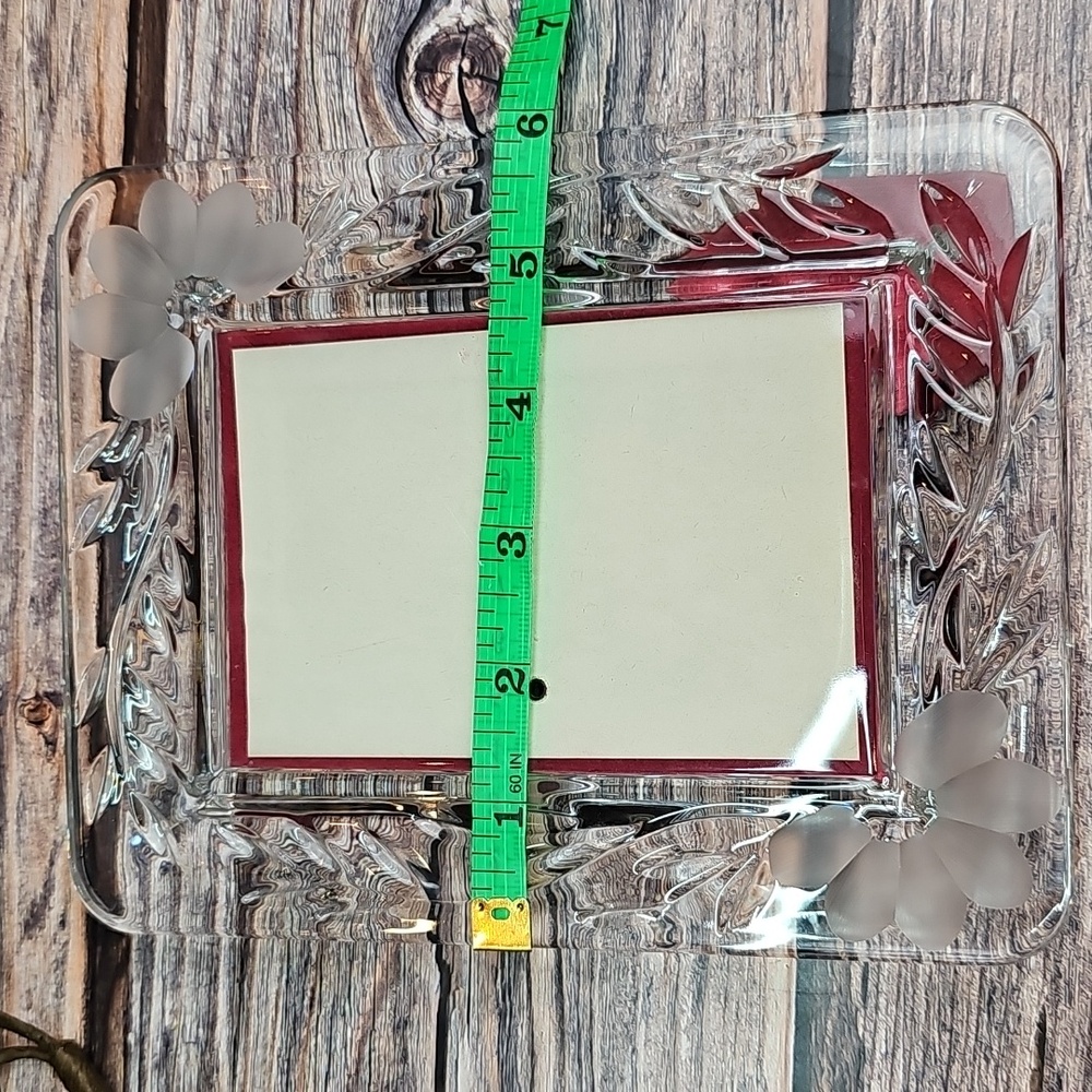 VINTAGE PRINCESS HOUSE HERITAGE COLLECTION LEAD CRYSTAL PICTURE FRAME - Picture 8 of 10